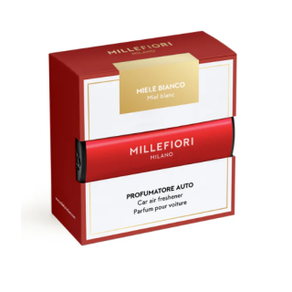 Millefiori Milano Icon Car Air Freshener Miele Bianco (8053848696104)