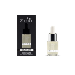 Millefiori Milano Fragrance Soluble in Water White Paper Flowers 15 ml (8051938697338)