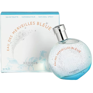 Hermes Eau des Merveilles Bleue Perfume EDT 50ml (3346131795642)