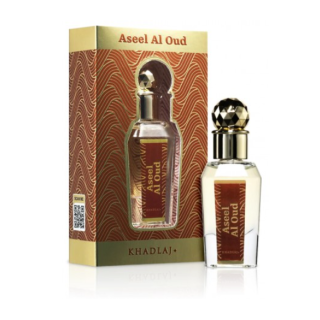 Khadlaj Aseel Al Oud Perfume oil CPO 15 ml (6291107976594)