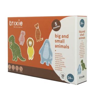 Trixie Puzzle Box Big and Small Animals 24m+ (35-630)
