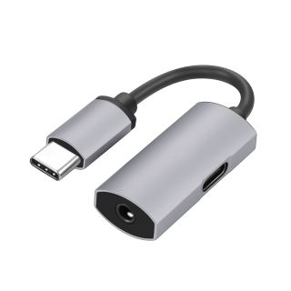 Platinet PMMAC35 Multimedia Adapter audio Type-C do mini Jack 3.5mm + Type-C (PMMAC35)