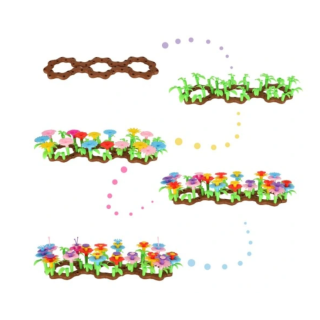 RoGer Flower Garden Constructor 104 pcs. (RO-4396-1)