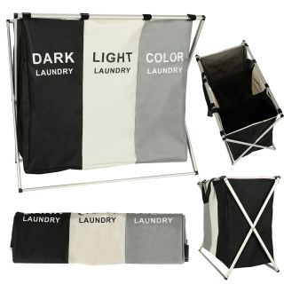 RoGer Laundry Basket Organizer 3 compartments 135 L (RO-4846)