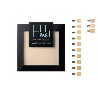 Maybelline Fit Me! Matte + Poreless Compact powder 105 Natural Ivory 9 g (3600531384159)