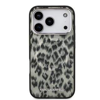 Karl Lagerfeld IML Leopard MagSafe Case for iPhone 17 Pro / brown (KLHMP17LHDLEOICW)