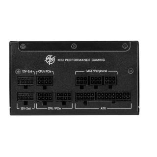 MSI MPG A850GS Power supply unit 850W (MPG-A850GS-PCIE5)