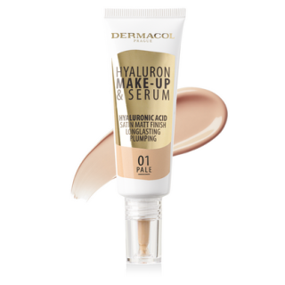 Dermacol Hyaluron Make-up & Serum 01 Pale 25 g (85978270)