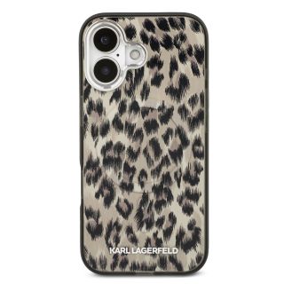 Karl Lagerfeld IML Leopard MagSafe Case for iPhone 17 / Brown (KLHMP17SHDLEOICW)