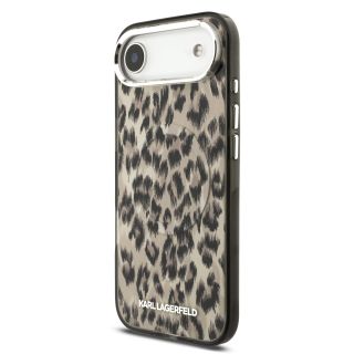 Karl Lagerfeld IML Leopard MagSafe Case for iPhone Air / brown (KLHMP17MHDLEOICW)