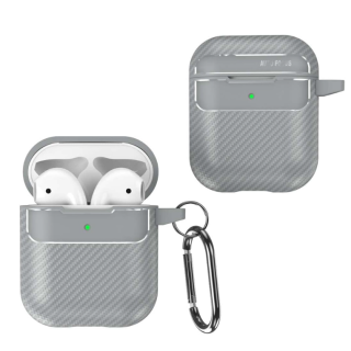 Mocco Carbon Case for Apple Airpods / Airpods 2 (MC-CS-AIRP-2-GR)