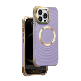Mocco Circle Glam MagSafe Case for Apple iPhone 15 Pro (MC-CMS-IPH-15PR-PU)