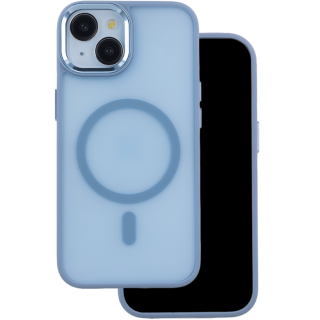 Mocco Frozen MagSafe Case for Apple iPhone 15 Pro (MC-FRM-IPH-15PR-BL)