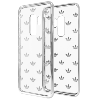 Adidas Clear Case Silicone Case for Samsung G965 Galaxy S9 Plus Silver (AD-CC-G965-SI)