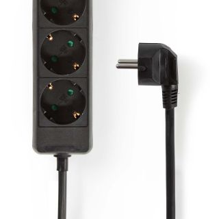 Nedis EXSO630F1BK Extension Cord 3m (EXSO630F1BK)