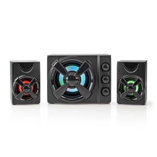 Nedis GSPR31021BK Gaming Speaker 2.1 / 33W / LED (GSPR31021BK)