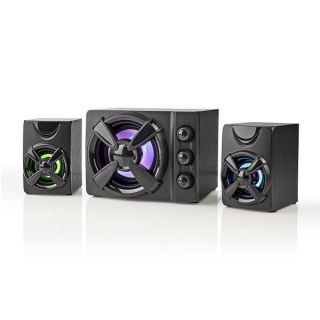 Nedis GSPR31021BK Gaming Speaker 2.1 / 33W / LED (GSPR31021BK)