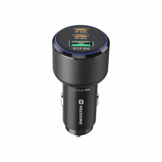 Swissten Car Charger 2x USB-C PD / USB / 95W (20111906)