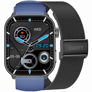 Gravity GT28-3 Smartwatch 22mm Navy Blue (GT28-3)