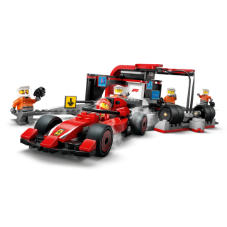 LEGO City 60443 F1 Pit Stop & Pit Crew with Ferrari Car Constructor (60443)