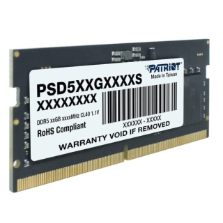Patriot Signature Line DDR5 SO-DIMM RAM 32GB / 4800MHz / DDR5 / CL40 / 1.1v (PSD532G48002S)