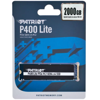 Patriot P400LP2KGM28H SSD Disk 2TB / M.2 / PCIe Gen4x4 / 3500 MB/s (P400LP2KGM28H)
