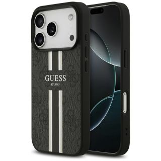 Guess 4G Printed Stripes MagSafe Case for Apple iPhone 17 Pro (GUHMP17LP4RPSK)