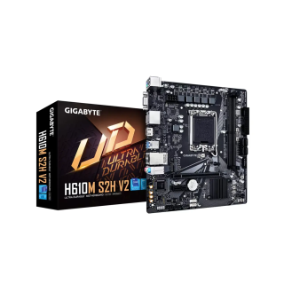 Gigabyte H610M S2H V2 Motherboard Intel H610 / Socket LGA 1700 / Micro ATX / DDR4 / PCIe 4.0 (H610M S2H V2)