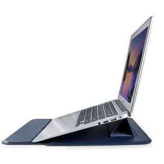 Devia Ultra-Thin MacBook Leather bracket bag 13.3"- 16" (6938595348372)