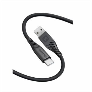 Swissten Soft Silicone USB - USB-C 60W Data and Charging Cable 0.4m (71506519)