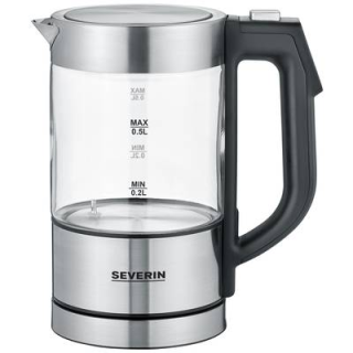 Severin WK 3458 Mini Glass Kettle 0.5L (WK3458)
