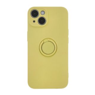 Mocco Finger Grip Back Case for Apple iPhone 15 Pro (MO-FG-IP-15PR-YE)