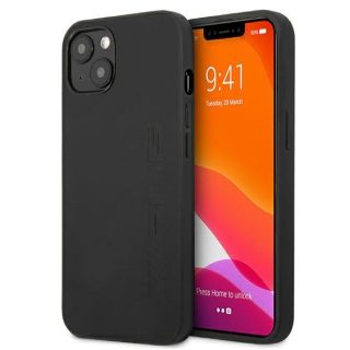 AMG AMHCP13LDOLBK Leather Back Case For Apple iPhone 13 Black (AMHCP13MDOLBK)