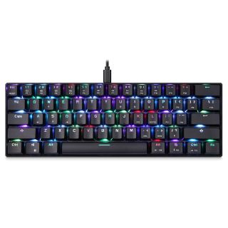 Motospeed CK61 RGB Mechanical Gaming Keyboard With LED BackLight / USB (CK61-BL)