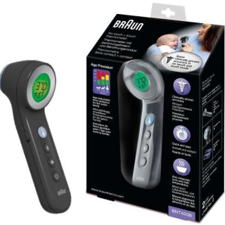 Braun BNT400 No Touch Forehead Thermometer (BNT400-BK)