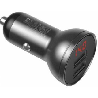 Baseus Digital Display Car Charger USB-A / 24W (CCBX-0G)