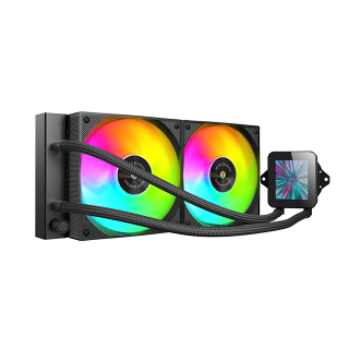 Mars Gaming MLVISION240 Liquid Cooling System with 360º LCD / TDP up to 500W (MLVISION240)