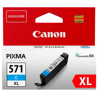Canon CLI-571C XL Ink Cartridge Cyan 14ml (0332C001)