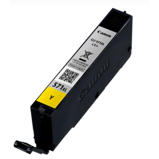 Canon CLI-571Y XL Ink Cartridge Yellow 14ml (0334C001)