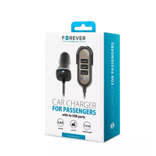 Forever PC-01 Car charger 4x USB / 5.8 A (FRPC01)