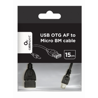 Gembird A-OTG-AFBM-03 Adapter USB OTG AF - MicroUSB / 0.15m (A-OTG-AFBM-03)