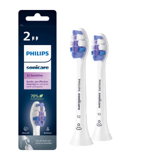 Philips S2 Sensitive HX6052/10 ultra-soft interchangeable toothbrush heads (HX6052/10)