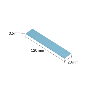 Arctic TP-3 Thermal Pad 120x20x0.5mm / 4pcs. (ACTPD00055A)