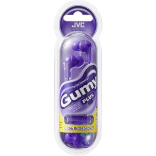 JVC HA-FX7M-V-E Gumy Plus headphones with remote & microphone (HA-FX7M-V-E)