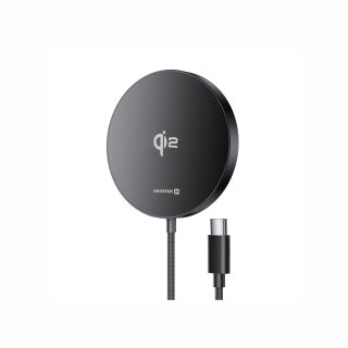 Swissten MagPuck Qi2 Wireless Charger 1.5m (MagSafe compatible) (22055560)