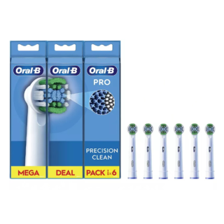 BRAUN PrecisionClean EB 20RX-6 Toothbrush heads for adults (EB 20RX-6)