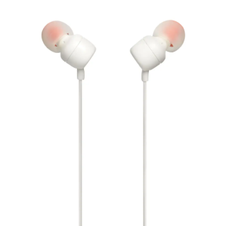 JBL Tune T110 Wired Earphones White (JBLT110WHTE)
