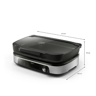 Philips HD6212/90 Table Grill 2400W (HD6212/90)