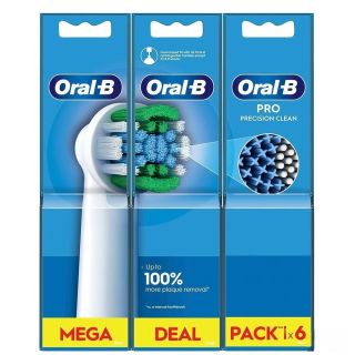 BRAUN PrecisionClean EB 20RX-6 Toothbrush heads for adults (EB 20RX-6)