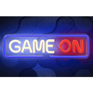 Forever Light FPNE23 Neon PLEXI LED lamp "GAME ON" (RTV100546)